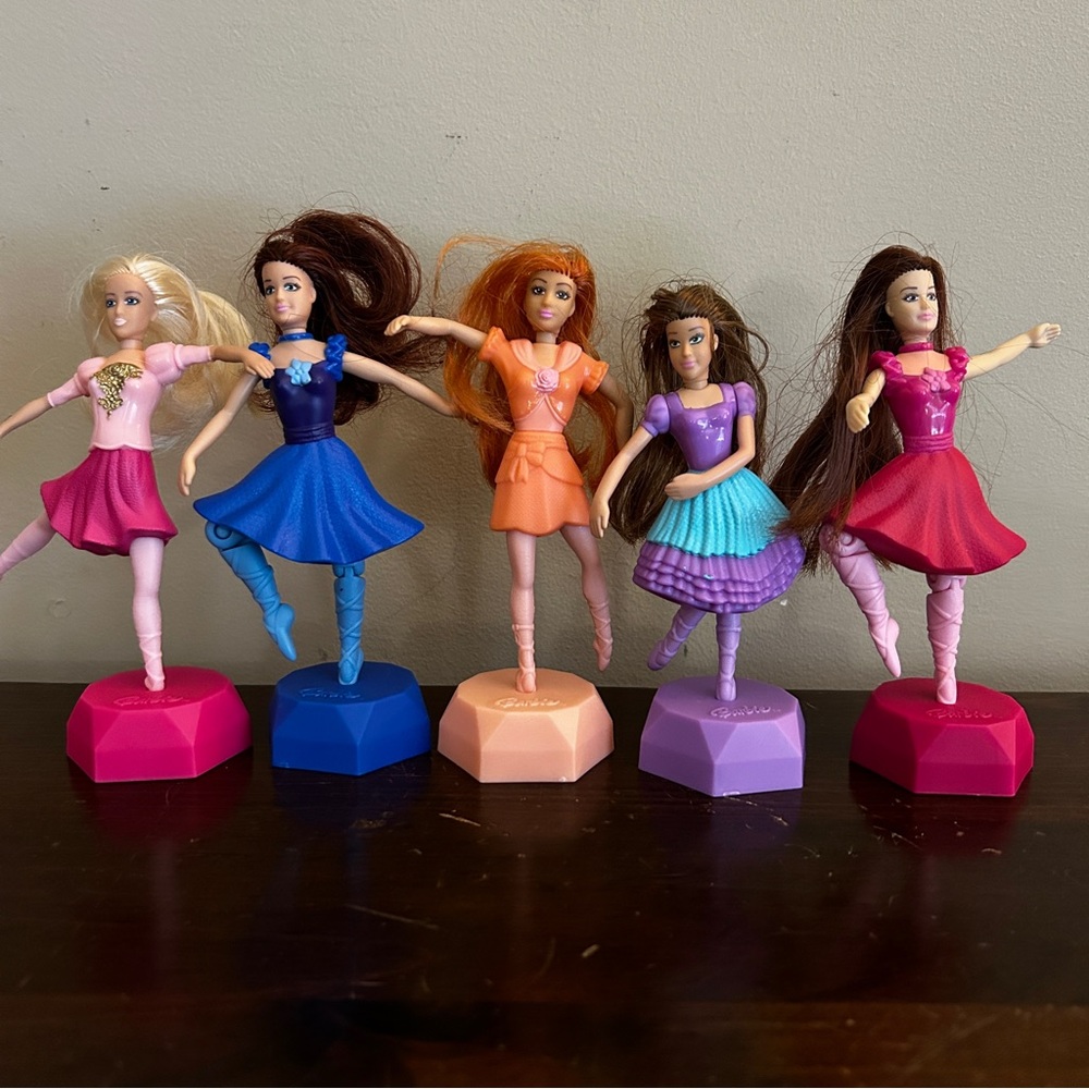 Barbie Ballerina Figures McDonald's Happy Meal 2006 Set of 5